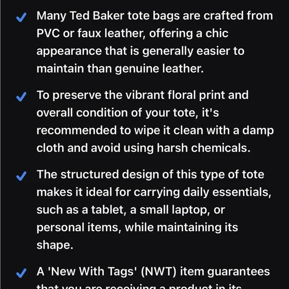 Ted Baker London Blush Floral Tote - Picture 9 of 12